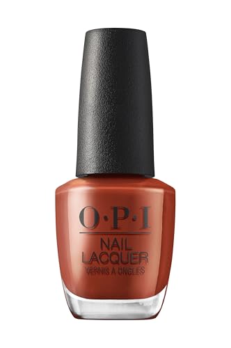 OPI Nail Lacquer Slip Dressed Up | Opaque Dark Red Brown Crème Chip Resistant Nail Polish | What's Your Mani-tude | Fall 2025