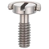 MUELODSIC Tornillo de Liberación Rápida de 1/4 para Cámara DSLR Acero Inoxidable Anillo D Ranurado Tornillo para Montaje Trípode y Monópode Accesorio de Fijación Estable para Fotografía