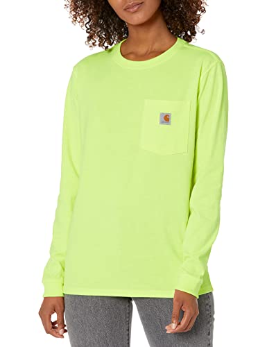 Image of Carhartt Women's 103244 Women's WK126 Workwear Pocket Long Sleeve T-Shirt