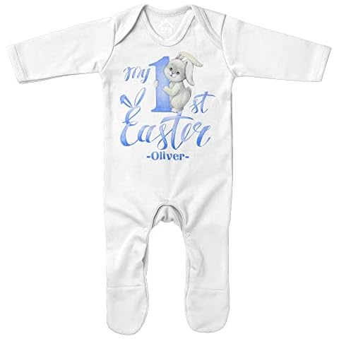 Purple Print House My 1st Easter Custom Romper Cover