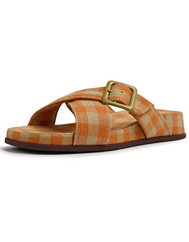 Camper K201355-001, Sandalias Planas Mujer, Multicolor Surtido, 36 EU