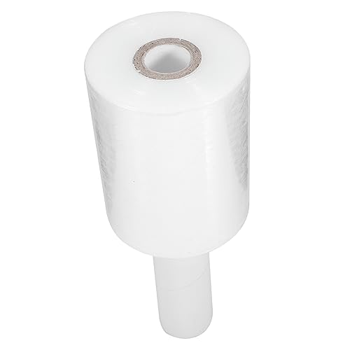 VILLCASE 1 Roll Moving Supplies Window Shrink Film Stretching Films Furniture Wrapping for Moving Packing Supplies for Moving Clear Tray Stretch Film Wrapping Film for Daily Use Pe White