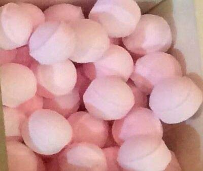 Mini bombas de baño – 24 fragancias – (polvo para bebé/100 bombas de baño)