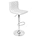 WOYBR Pu Leather, Chrome Caviar Barstool