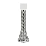 10 Pack - Designers Impressions Polished Chrome Spring Door Stop w/Rubber Bumper: 1935
