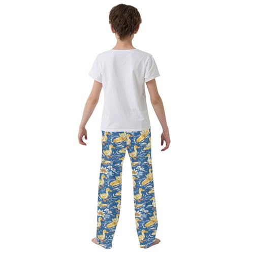Pajama Pants Ducks Surfboard PJ Bottoms Sleepwear Lounge Sleep Pant with Pockets3