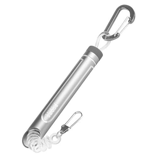 Booms Fishing Tube Coiled Lanyard: T09 Retractable Fishing Lanyard - Tool Coil Lanyard for Fly Fishing,Kayak Fishing, Camping, Backpacking or Other Ou