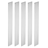 PATIKIL 5er Pack 15N20-Stahl für die Messerherstellung, 12 x 1 1/2 x 1/8 Stahlblech für DIY-Blankblech, professionelle und Hobbynutzung.