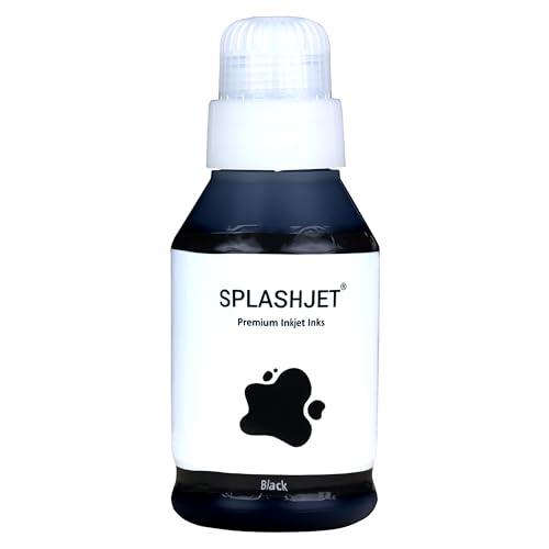 Image of Splashjet GI71 Compatible Refill Ink for CN Pixma G1020, G2020, G2021, G2060, G3020, G3021, G3060, G2730, G2770, G3730, G3770, G4770 Printer Ink - (Pgbk x 135gm) Black Ink Bottle - 501799