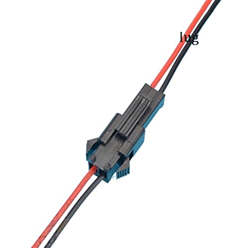 GroJos 10 Paar Rc Weiblich männlich Sm Stecker 2 Pin -Batterie -Anschlusskabel mit 2 0AWG 1 0 cm Draht for Rc Bootsauto Rc Bootszubehör Cover