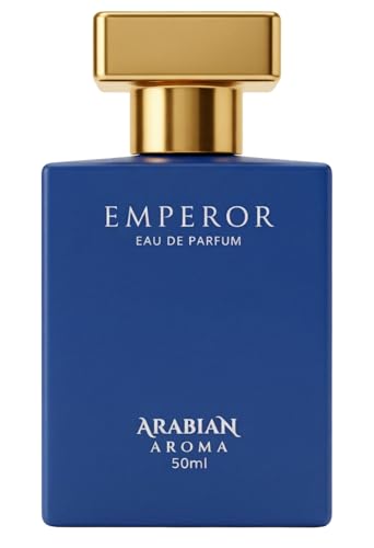 Image of Arabian Aroma Emperor Eau de Parfum, Fresh Citrus, Lavender & Tonka Bean Long Lasting Luxury Perfume, 50ml.