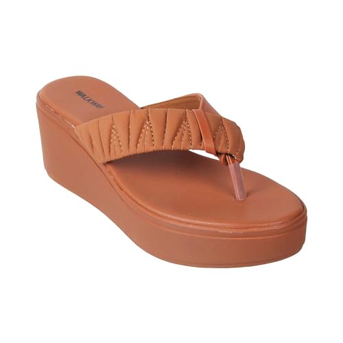 Image of Walkway Women Synthetic Leather Wedge Heel Fashion Sandal