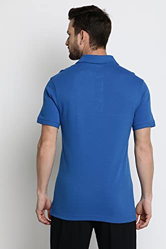 Image of Van Heusen Men's Polo T-Shirt | Athleisure |Ultra Soft Handfeel | Lightweight | Regular Fit| Short Sleeve| Breathable Fabric | Activewear| Solid Colors |Style 60033|Available in Pack of 1 & 2