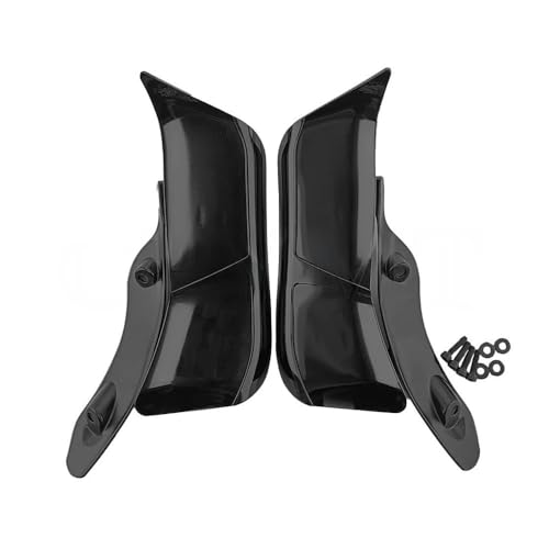 Spoiler Winglet pour Road Glide : Accents de Carénage Noir Réglables Finition Premium