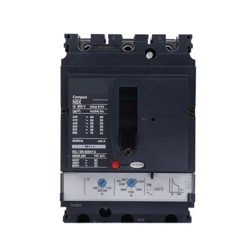 Disyuntor de caja moldeada NSX160F evita sobrecargas en motores 80D