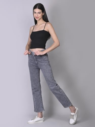 Image of SriSaras Women's Black & White Cotton Strechable Tank Tops /Crop Tops