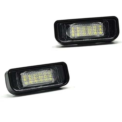 Matrícula lámpara para Benz en viajes nocturnos con Clase S W220 dos unidades LED