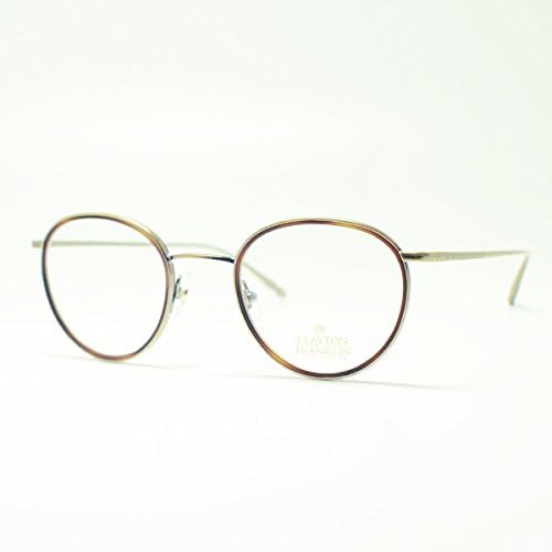 Amazon クレイトンフランクリン Clayton Franklin メガネフレーム Cf606 Agp Mdm アンティークゴールド マットデミ デモレンズ サングラス 度付 アイウェア オシャレ カワイイ クラシック 深津絵里 ファッション眼鏡 通販