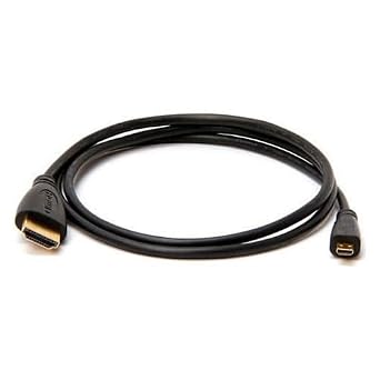 S-Link SLX-915 Micro HDMI to Hdmi Kablo, 1 Metre Hdmi M to Micro HDMI Type-D Kablo, 1080P Full HD Görüntü ve Ses Aktarım Kablosu, Kamera Tablet Mini Laptop Raspberry Pi TV Monitör Projeksiyon Uyumlu