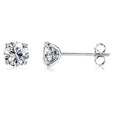 PATISORNA 925 Sterling Silver Stud Earrings Cover