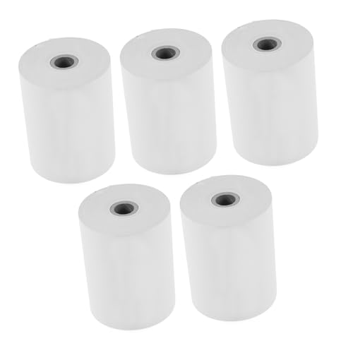 Papier thermique pour reçus Hemobllo en 5 rouleaux blancs