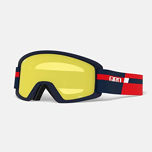 Masque Giro Semi avec verre Grey Cobalt et sangle Red Midnight Podium