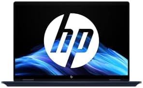 HP OmniBook X Flip 14-fm0000sf Ordinateur Portable 14" 2K OLED Tactile, PC Portable (Intel Ultra 5-226V, RAM 16 Go, SSD 512 Go, Intel Arc 130V GPU, Windows 11), Laptop Bleu, Clavier AZERTY
