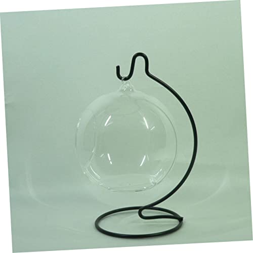 Ciieeo Hängender Glas Globe Ständer 6Er Set Eisenhalter Stabil Für Tisch Wohnzimmer Deko Air Pflanzer Halter Vielseitig Für Terrarium Und Pflanzenaufhängung