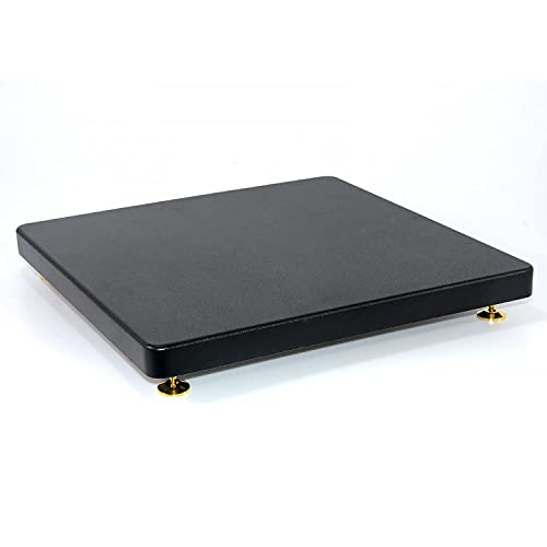 Bimiti Subwoofer Isolation Stand 14X14In Subwoofer Base Stand Speaker Isolation Feet Platform Speaker Riser Stabilizer Base With Fixed Copper Nail For Studio Monitor, Subwoofer, Loudspeakers #TOP7
