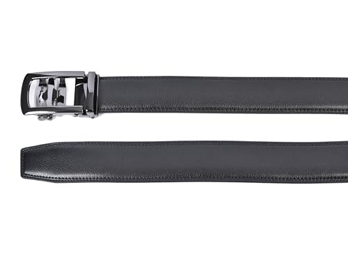 Image of WildHorn Men's Genuine Leather Belt for Men| Premium Auto-Lock Buckle | Adjustable up to 48 inch | Formal & Casual Wear | Micro-Adjust Fit | Stylish Gift Box Included