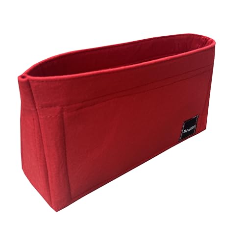 Divitize Premium Purse Organizer Fits Boheme Bag Organizer, Boheme Hobo Bag Insert, Bohème Insert Handmade 2Mm Thick Premium Felt Snug Sturdy Silver Zipper thumb #5