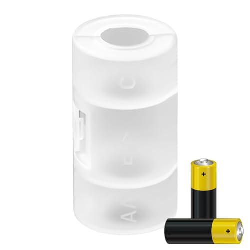 FmtwPhn Adaptador De Pilas AA A D - Convertidor De Batería D,Inversor De Energía para Equipos Eléctricos Aire Libre Camping Taller Electricista Electrodomésticos