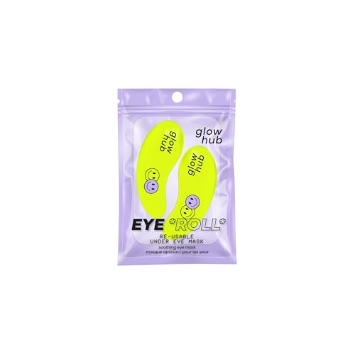 Glow Hub Eye Roll Reusable Silicone Under Eye Patches 1pk