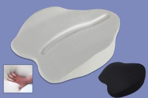 Preisvergleich Produktbild Gel / Gelschaum Rückenkissen Rückenstützkissen Lenden Sitzkissen Lendenstützkissen Stützkissen schwarz für Chefsessel Bürostuhl Sessel Auto Stuhl