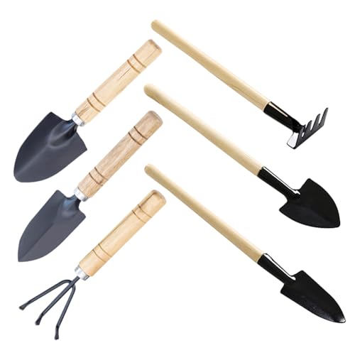 Kit pequeño de herramientas de jardinería POPETPOP miniatura 1