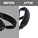 Universal Headphone Headband Cover for XM6, XM4, XM5 & Beats Studio Pro/Solo4 Headphones, Headband Cushion Protector for Sony Beats Bose Soundcore HyperX ATH Skullcandy JBL Jabra（Black）