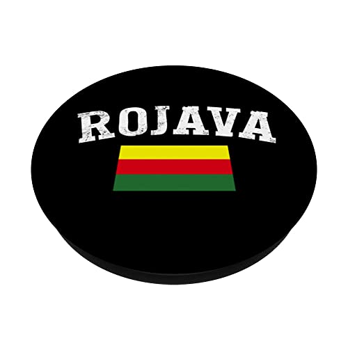Kurdistan Kurds Kurdish Rojava PopSockets Swappable PopGrip, Black - Image 2