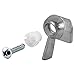 Prime-Line MP2570 Left Hand Sliding Window Sash Lock, Chrome/Diecast, Pack of 5, 5 Piece