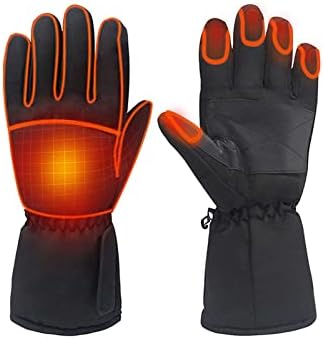 Heated Gloves for Women, Windproof Waterproof Touchscreen Warm Winter Gloves for Motorcycle Skiing Hiking Riding Men