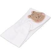 Elastisches Baby-Stirnband, Baumwoll-Stirnbänder für Kinder, Kleinkinder, Neugeborene (Weiss)