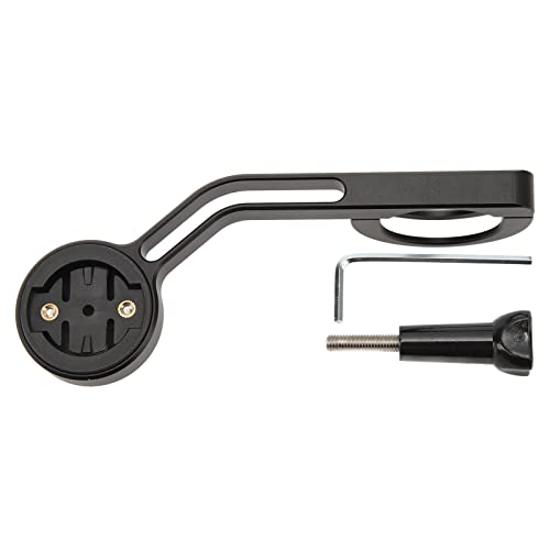 Yuecoom Bike Computer Mount Bike Combo Handlebar Mount Portable Aluminum Alloy Bike Out Front Handlebar Mount for Cyclist