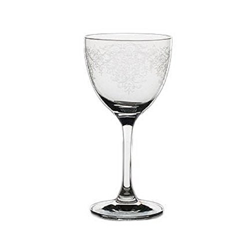 RONA Steelite Vintage Lace Nick & Nora Wine/Cocktail Glass, Set of 6
