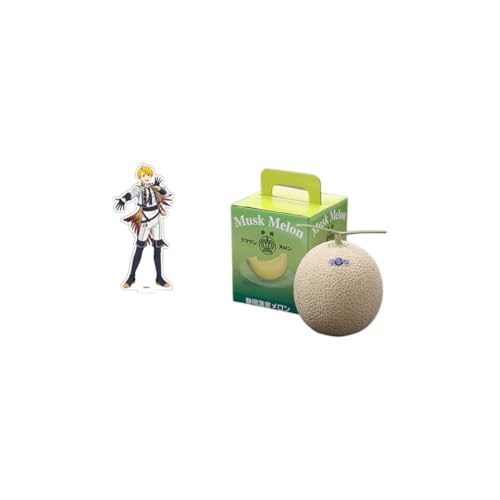 クラウンメロン(お礼メッセージカード付き)&アイドルマスター SideM×袋井市コラボ 「S.E.M」オリジナル衣装 アクリルスタンド(舞田類)