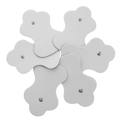 ERINGOGO 6 Piezas Almohadillas de Masaje Portátiles de Forma de Calabaza Parche Autoadhesivo de No de Masaje Convenientes Electroestimuladores