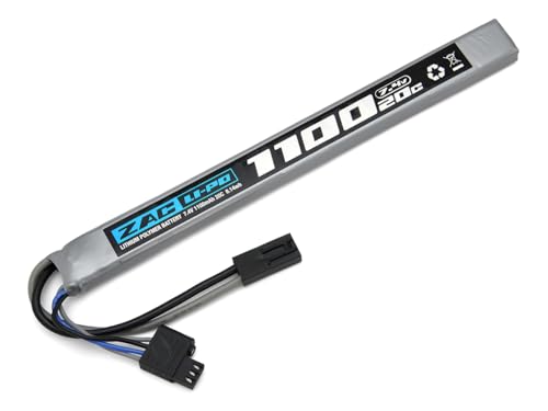 ジーフォース (G-Force) ZAC LiPo 7.4V 1100mAh AK対応型 ロングタイプ 電動ガン用バッテリー 日本正規品 ZAC257