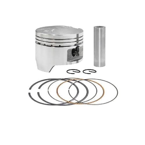 オートバイアクセサリー シリンダーボアサイズ 64 64.25 64.5 64.75 65mm ピストンリング フルキット HON Steed/SHADOW/BROS 400に適合(1 Set 64mm)