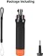 AKASO Schwimmender Handgriff, Hand Grip Unterwasser Handstick Kompatibel mit Action Cam