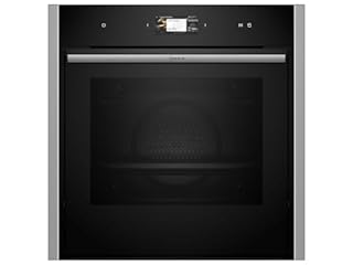 NEFF B64VS71N0 Four encastrable N90, four intégré, 60 x 60 cm, Slide&Hide, écran TFT Full Touch, Favorit, Vario Steam, Soft Open & Close, noir
