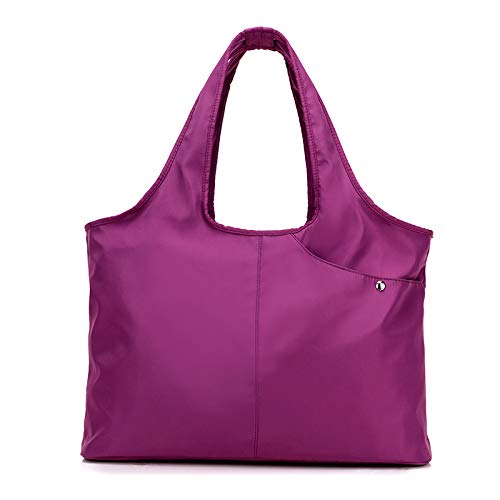 Large Tote Bag For Women Travel and Shopping Weekender Bag Waterproof Nylon Carry-on Work Bag Hand-held Shoulder Purse