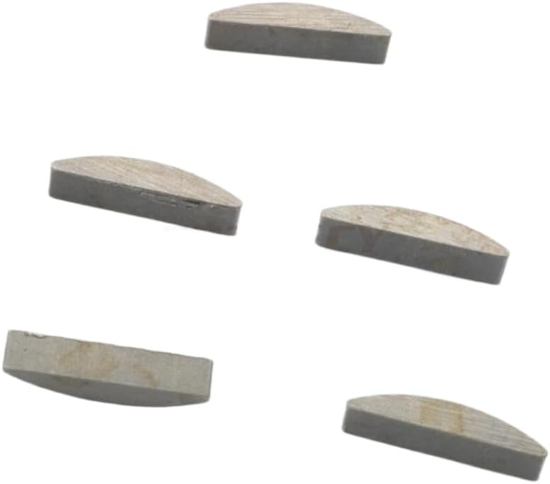 5-Pack Crankshaft Woodruff Key 13mm x 2.5mm x 3mm for 50cc 4-Stroke Compatible with Allo 50, Fiddle 2, Jet 4, Mio Orbit 1, Symphony, Symply, Tonik